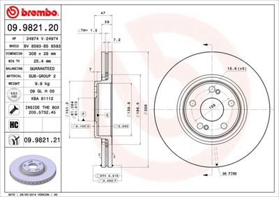 Dischi freno ant./ posteriore fengxing CM7 / M7 08/14-> / fe
