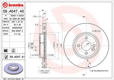 Dischi freno anteriore MINI MINI (R50, R53) 06/01-09/