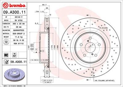 Dischi freno anteriore Lexus is II (_E2_) 08/05-04/13