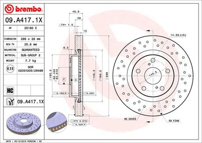 Dischi freno anteriore emgrand EC8 08/10-> / englon s