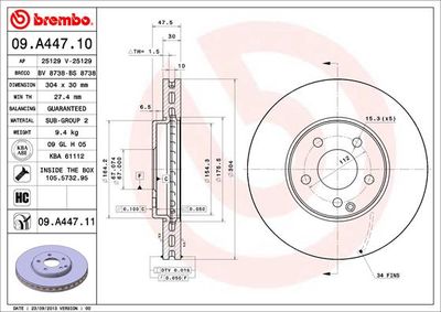 Dischi freno anteriore Mercedes-Benz e-class (W211) 0