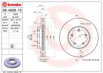 Dischi freno anteriore Ford Transit bus (fd_ _, fb_ _