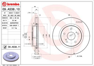 Dischi freno anteriore Suzuki grand vitara II (jt, te