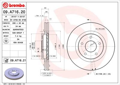 Dischi freno anteriore (dfac) auto (T31) 11