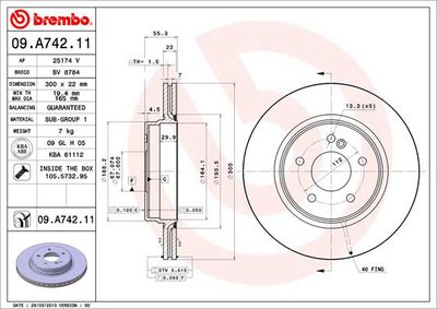 Dischi freno posteriore Chrysler crossfire 07/03-12/08