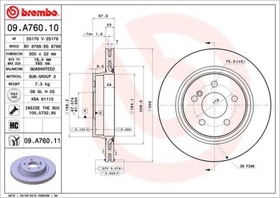 Dischi freno posteriore Mercedes-Benz (bbdc) c-class (