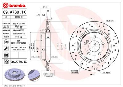 Dischi freno posteriore Mercedes-Benz (bbdc) c-class (