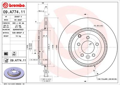 Dischi freno posteriore Land Rover range Rover sport (