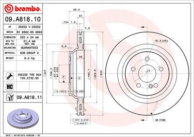 Dischi freno posteriore Mercedes-Benz s-class (W221) 0