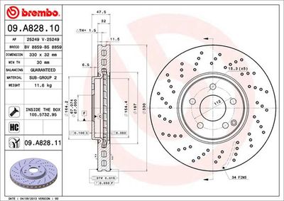 Dischi freno anteriore Mercedes-Benz e-class (W211) 0