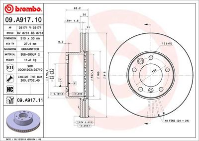 Dischi freno anteriore Mercedes-Benz g-class (W461) 0