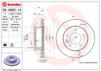 Dischi freno anteriore Mercedes-Benz sprinter 3-t bus
