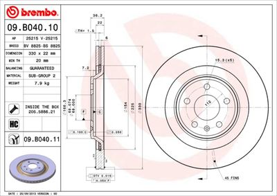 Dischi freno posteriore Audi (faw) Q5 (B8, 83B) 10/09-