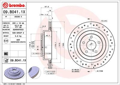 Dischi freno posteriore Subaru impreza estate (gg) 10/