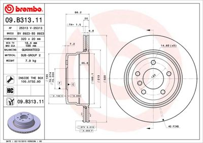 Dischi freno posteriore BMW 5 (E60) 12/01-03/10 / BMW