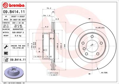 Dischi freno posteriore BMW 1 convertible (E88) 12/07-