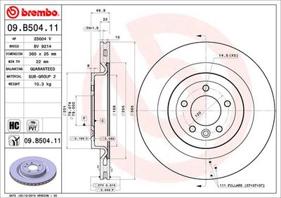 Dischi freno posteriore Land Rover discovery V (L462)