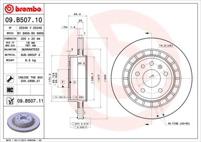 Dischi freno posteriore Saab 9-5 (YS3E) 09/97-12/09 /