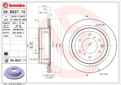 Dischi freno posteriore Mitsubishi pajero IV (V8_w, V9
