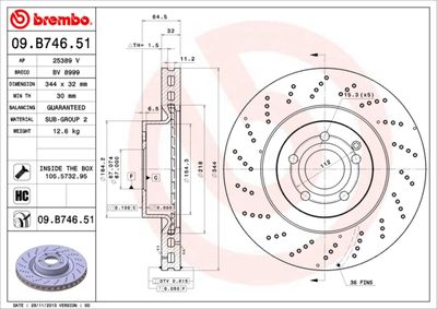 Dischi freno anteriore Mercedes-Benz e-class (W212) 0