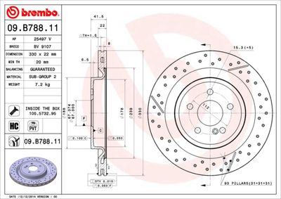 Dischi freno posteriore Mercedes-Benz a-class (W176) 0