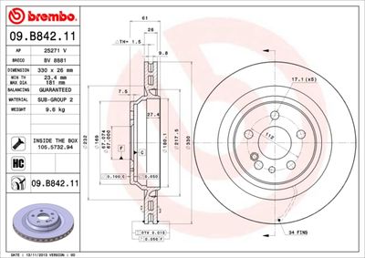 Dischi freno posteriore Mercedes-Benz s-class (W220) 0