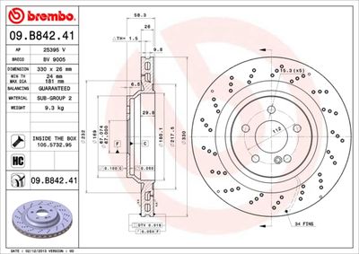 Dischi freno posteriore Mercedes-Benz sl (R230) 10/01-
