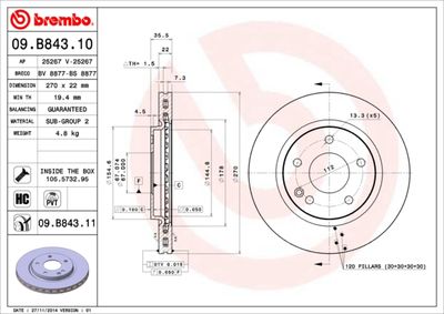 Dischi freno anteriore Mercedes-Benz vaneo (414) 02/0