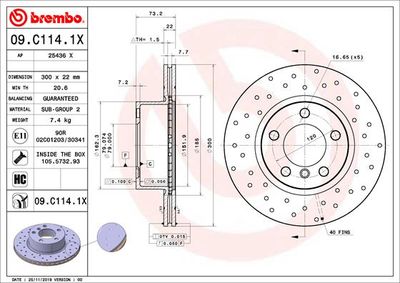 Dischi freno anteriore BMW (brilliance) 3 series (F30