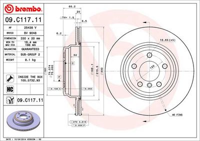 Dischi freno posteriore BMW (brilliance) 3 series (F30