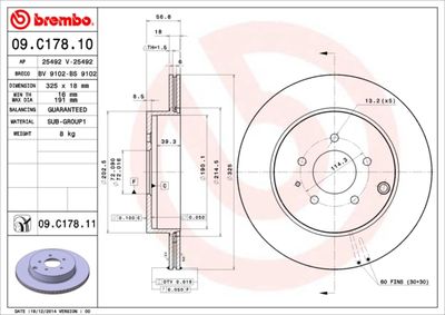 Dischi freno posteriore Mazda (faw) CX-7 07/14-> / maz