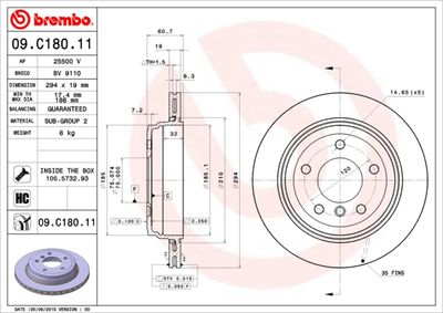 Dischi freno posteriore BMW 3 (E46) 12/97-05/05 / BMW