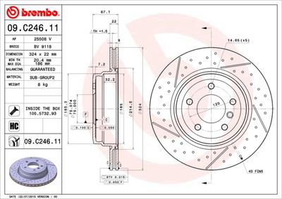 Dischi freno posteriore BMW 1 (E81) 09/06-09/12 / BMW