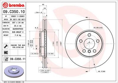 Dischi freno anteriore BMW (brilliance) 2 series acti