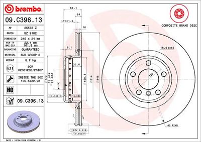 Dischi freno posteriore BMW (brilliance) 3 series (F30