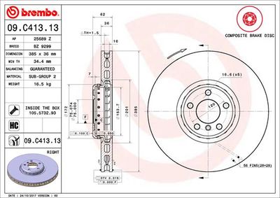 Dischi freno anteriore BMW X5 (E70) 02/06-07/13 / BMW