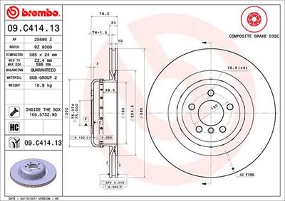 Dischi freno posteriore BMW X5 (E70) 02/06-07/13 / BMW