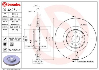 Dischi freno anteriore Audi A6 (4G2, 4GC, C7) 11/10-0