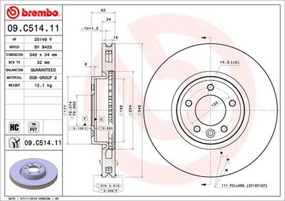Dischi freno anteriore Land Rover discovery V (L462)