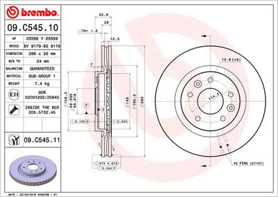 Dischi freno anteriore (dfac) auto (T32) 02