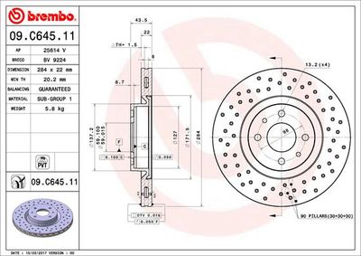 Dischi freno anteriore Abarth 500 / 595 / 695 (312_)