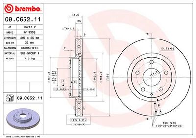 Dischi freno anteriore Mazda 3 (bm, bn) 07/13-> / maz