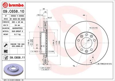 Dischi freno anteriore Peugeot (df-psa) 308S 04/15->