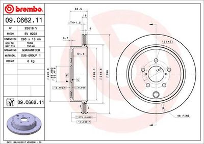 Dischi freno posteriore Subaru brz 06/12-> / Subaru le