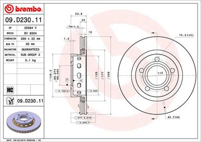 Dischi freno posteriore Audi A6 (4B2, C5) 01/97-12/05