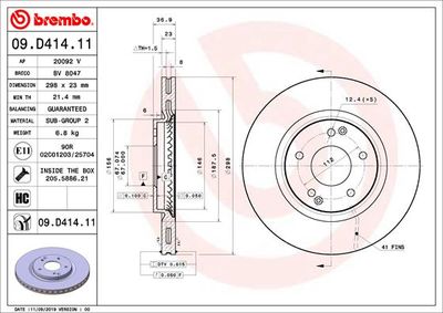 Dischi freno anteriore SsangYong tivoli 01/15-> / ssa