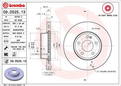 Dischi freno anteriore Mercedes-Benz c-class (W205) 0