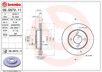 Dischi freno anteriore Suzuki ignis III (mf) 10/16->