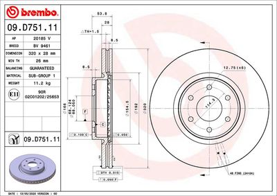 Dischi freno anteriore Mercedes-Benz x-class (470) 09