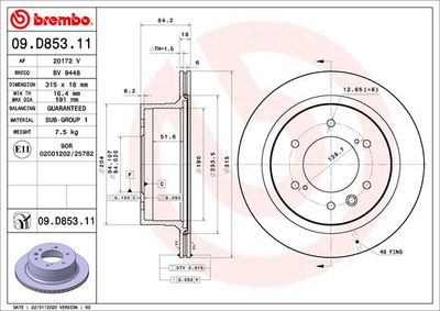 Dischi freno posteriore Mitsubishi pajero sport III (k